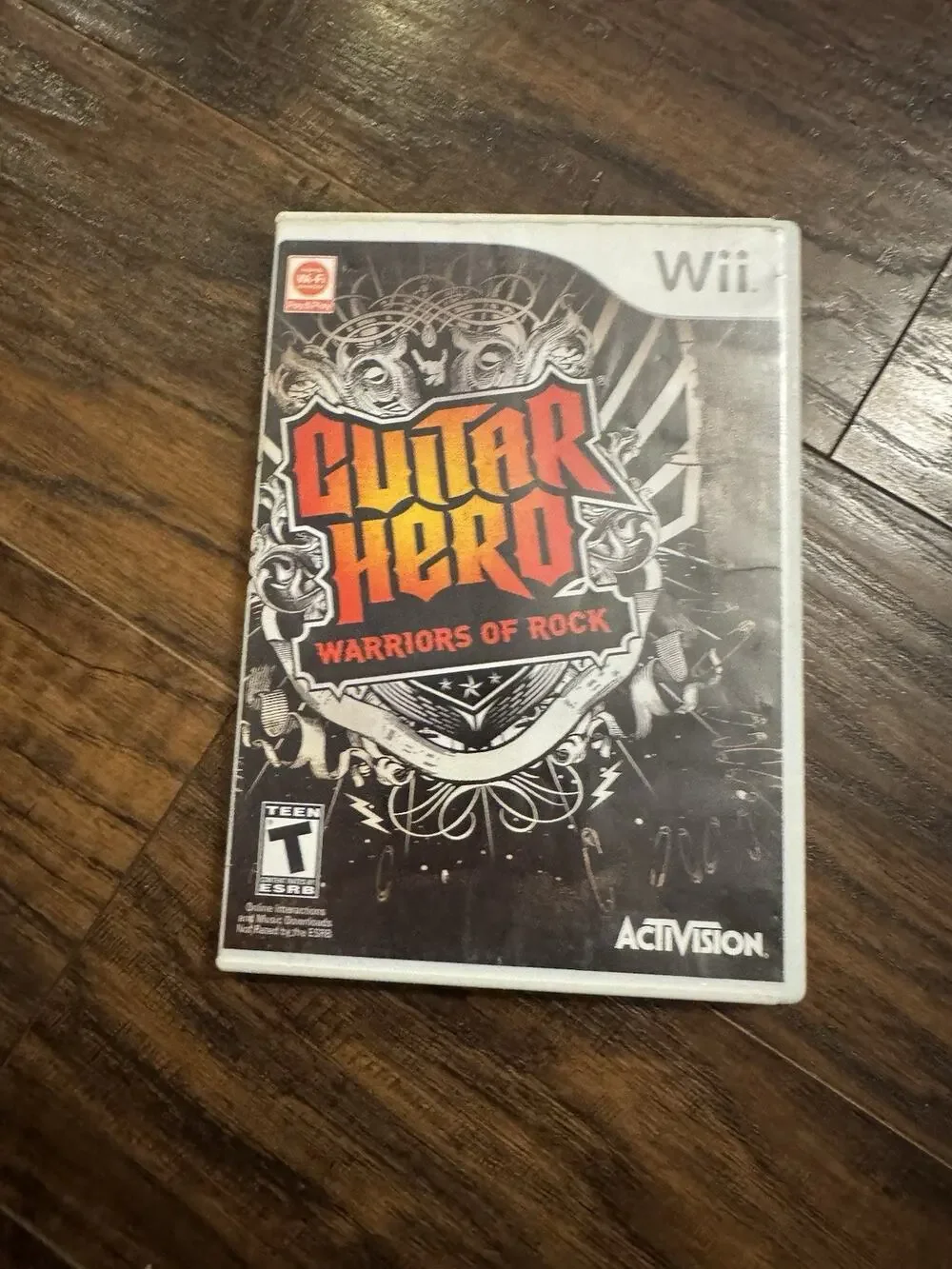 Nintendo Wii Guitar Hero Warriors Of Rock Game (2010) With Manual